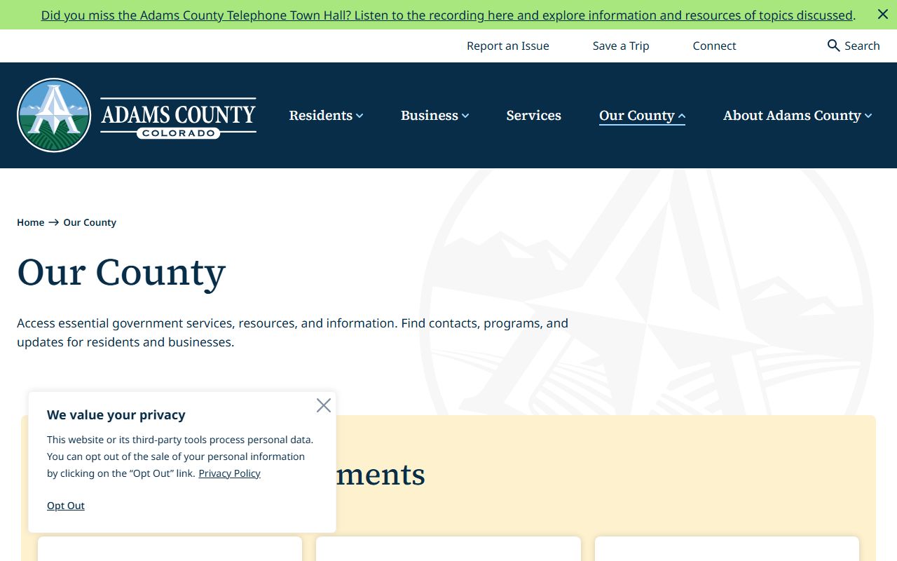 Adams County Sheriff homepage for Colorado busted mugshots and arrest records