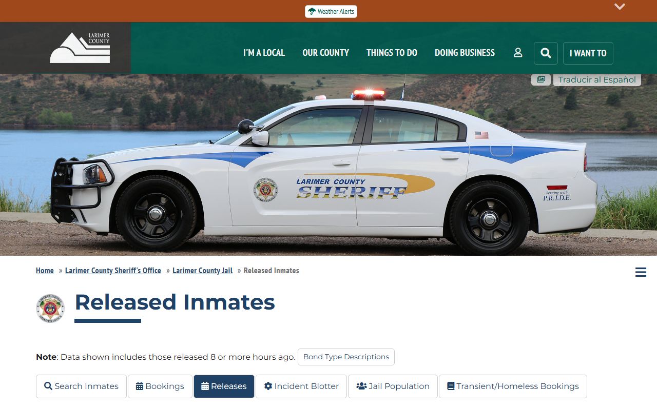 Larimer County released inmates database for Colorado busted mugshots